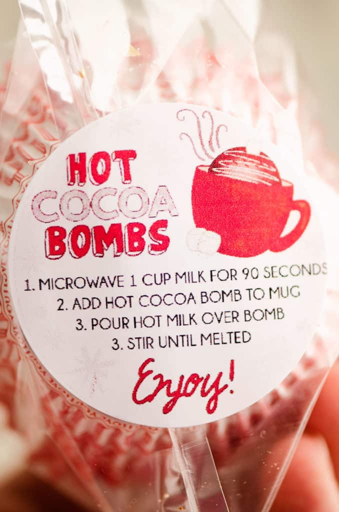 Free Printable Hot Cocoa Bomb Tags Free Printable Hot Cocoa Bomb Tags
