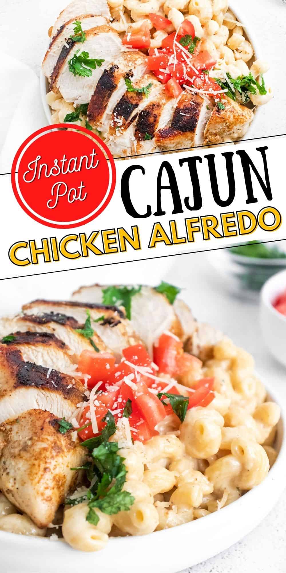 Instant Pot Cajun Chicken Alfredo Quick creamy spicy chicken
