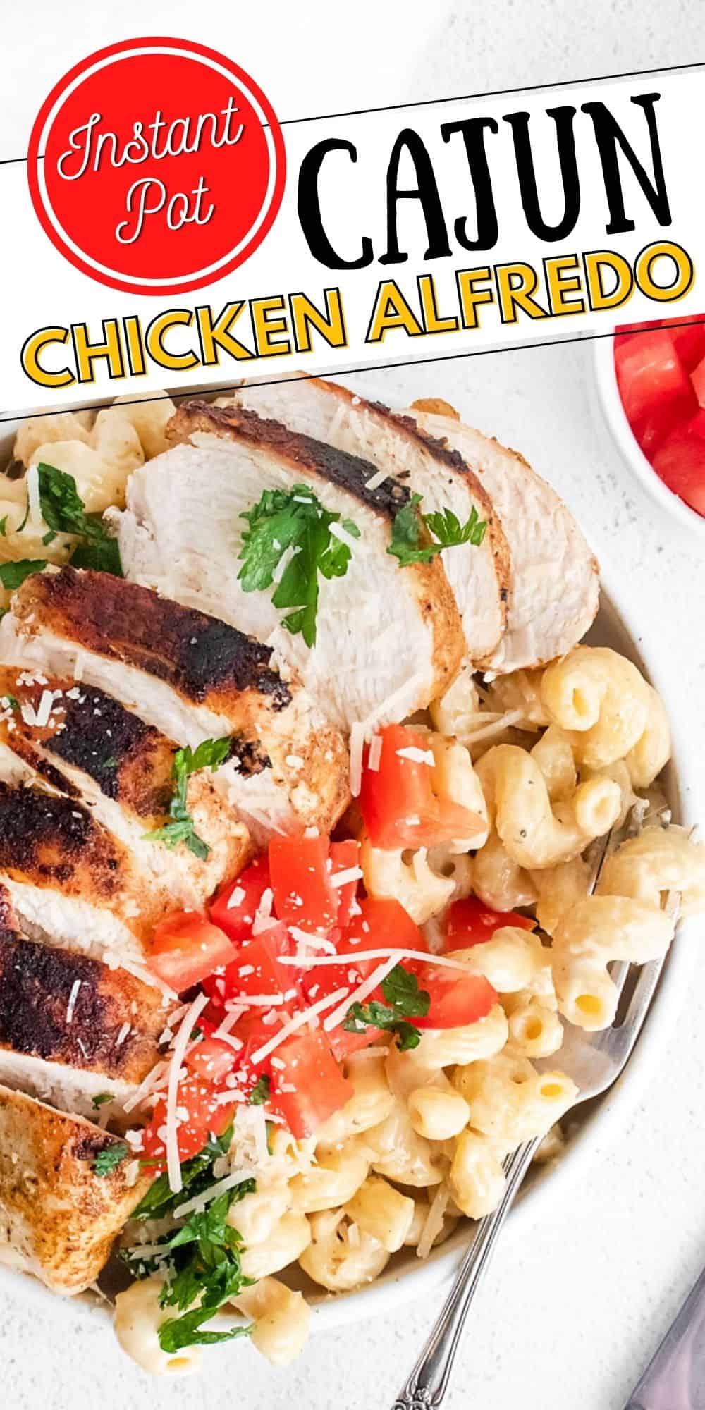 Instant Pot Cajun Chicken Alfredo Quick creamy spicy chicken