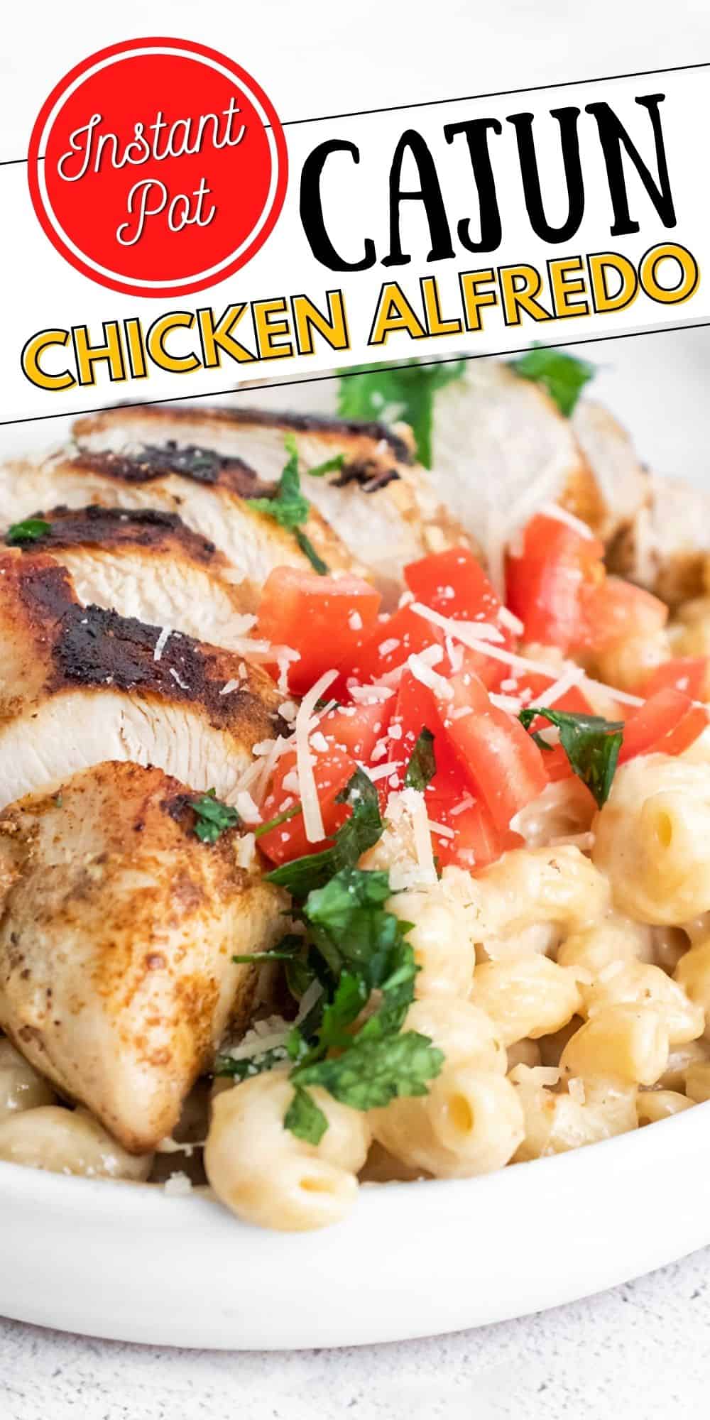 Instant Pot Cajun Chicken Alfredo Quick creamy spicy chicken