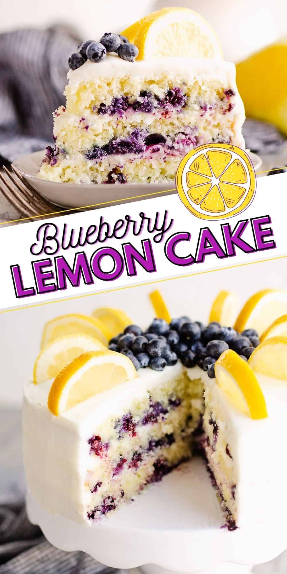 Blueberry Lemon Layer Cake Blueberry Lemon Layer Cake