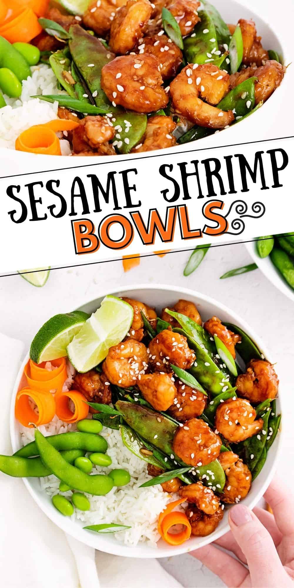 Sesame Shrimp Bowls Shrimp Buddha Bowl Recipe