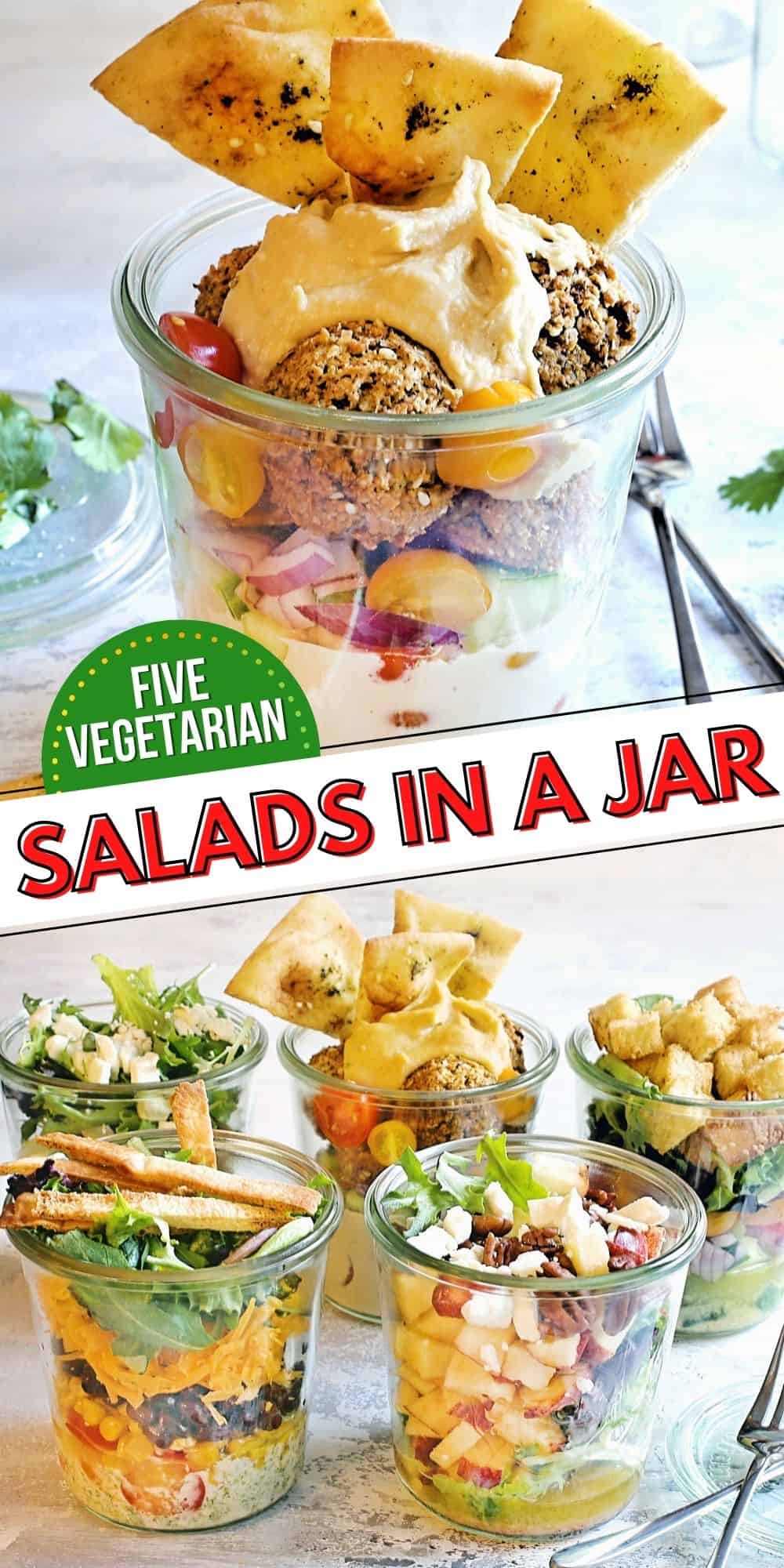 5 Vegetarian Salad in a Jar Recipes