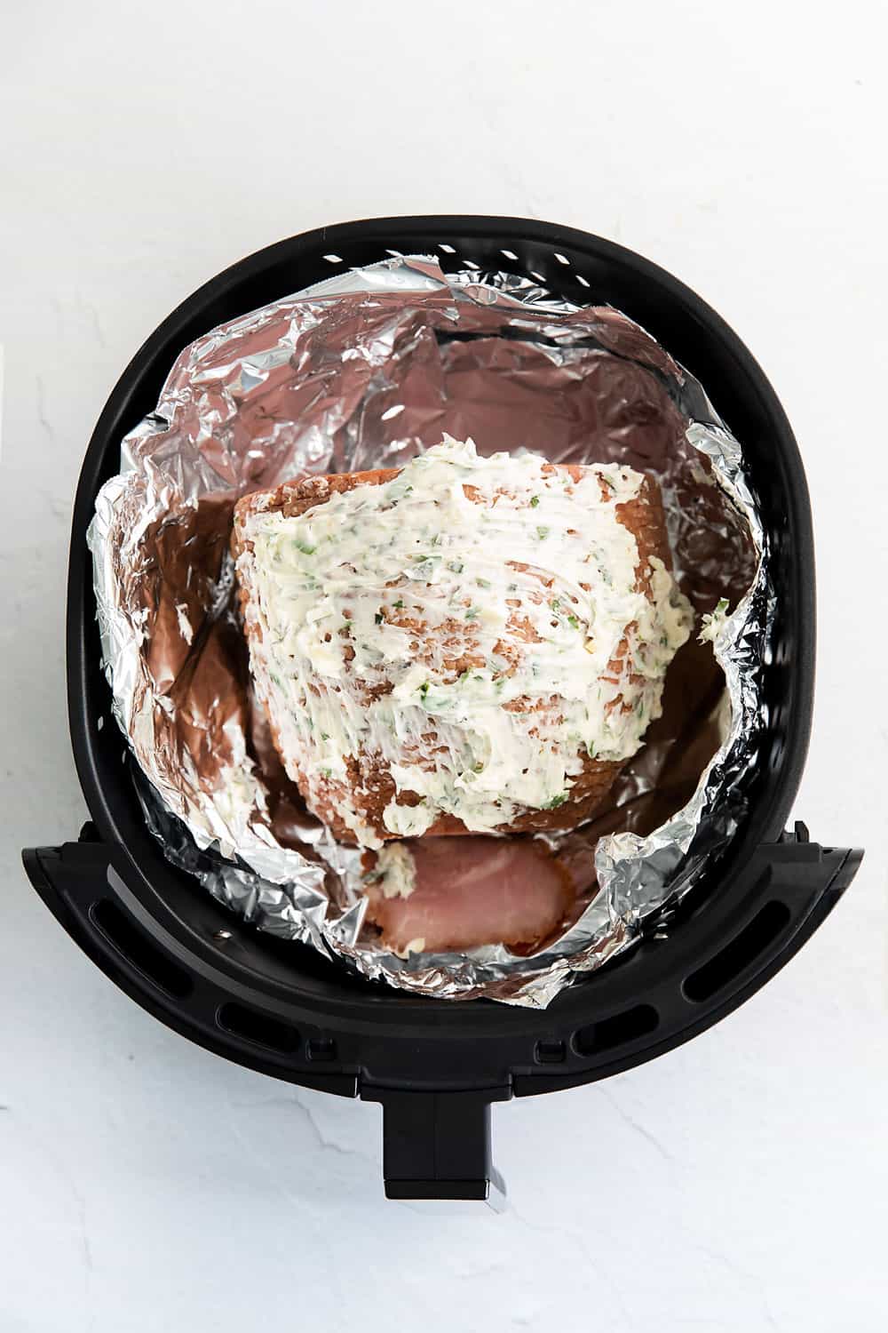 Air Fryer Ham With Garlic Herb Butter Great Air Fryer Recipes