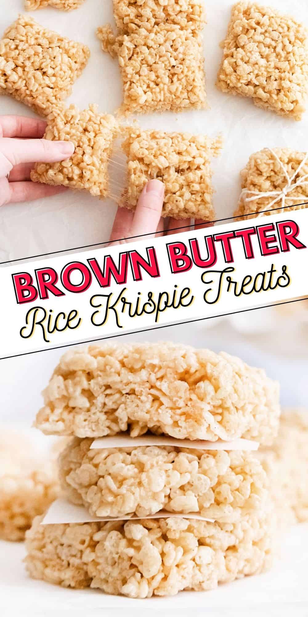 Brown Butter Rice Krispie Treats