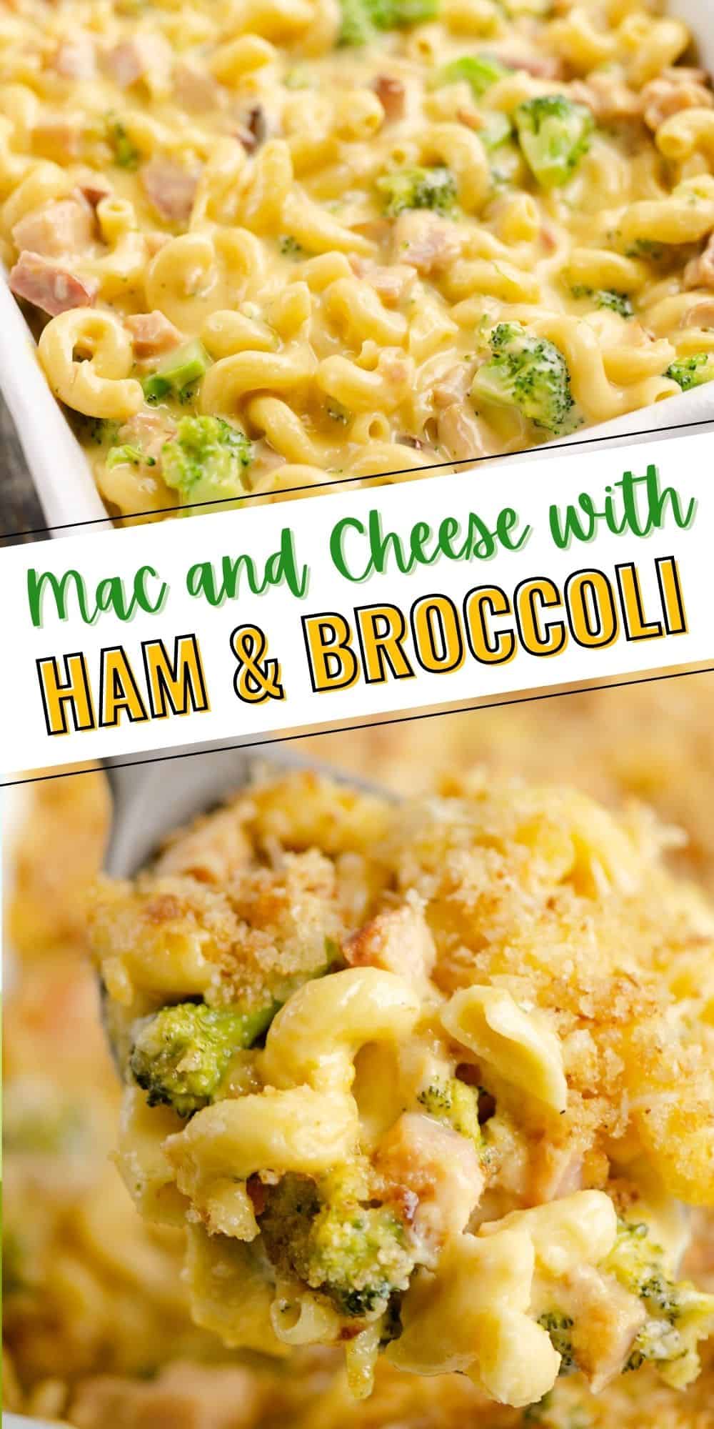 Mac and Cheese with Ham & Broccoli