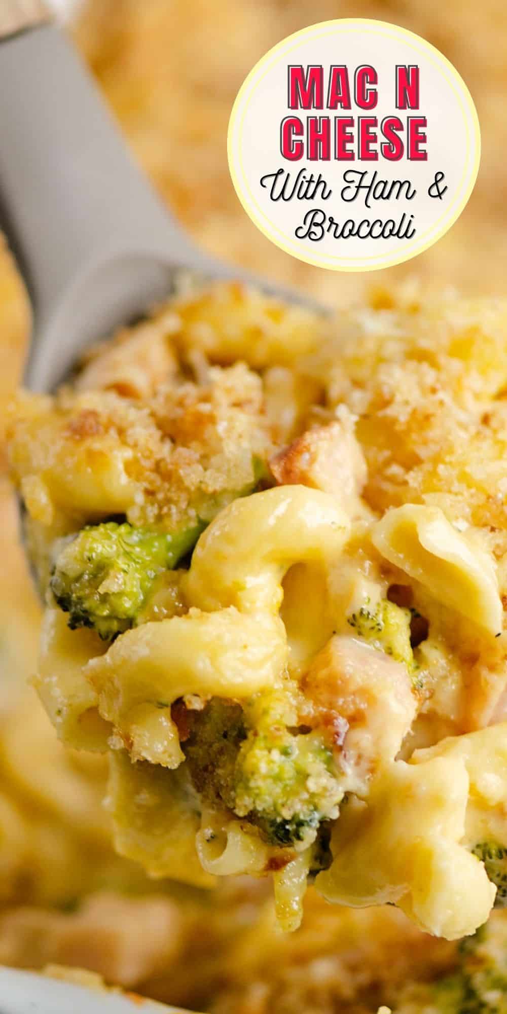 Mac and Cheese with Ham & Broccoli