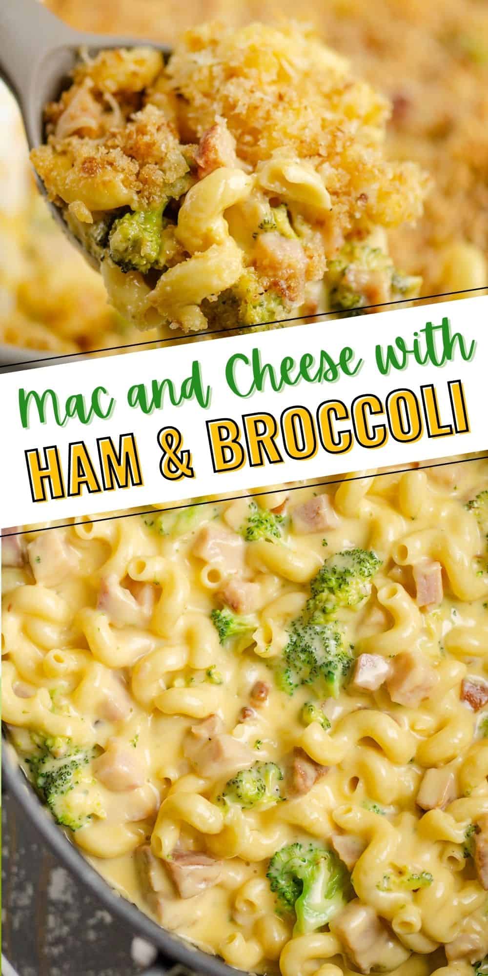 Mac and Cheese with Ham & Broccoli