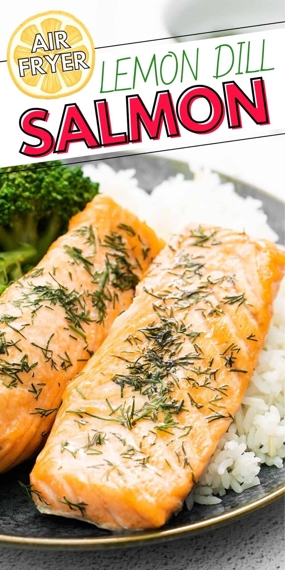 Air Fryer Salmon With Lemon And Dill | Air Fryer Fish Recipes