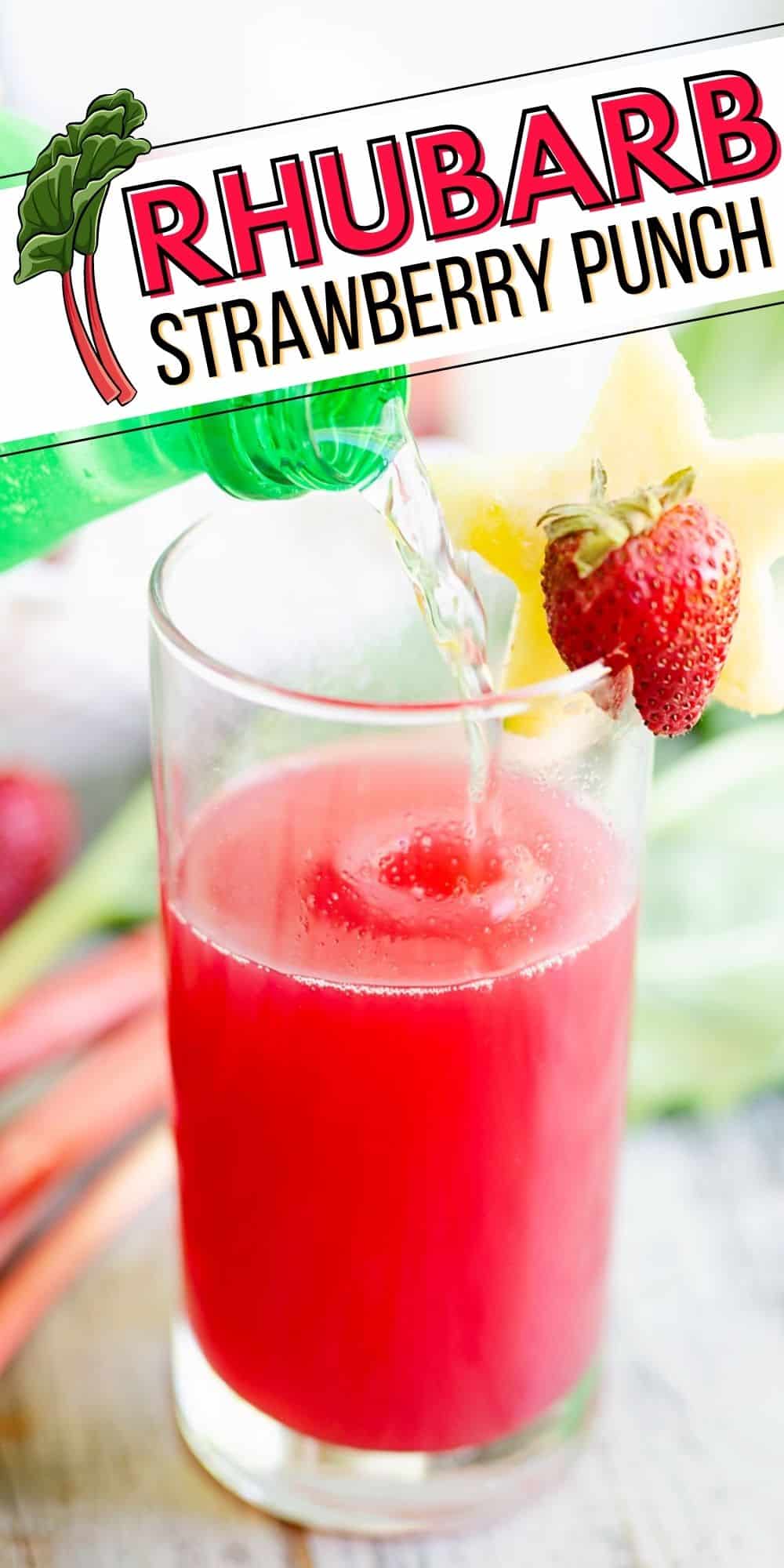 Strawberry Rhubarb Punch