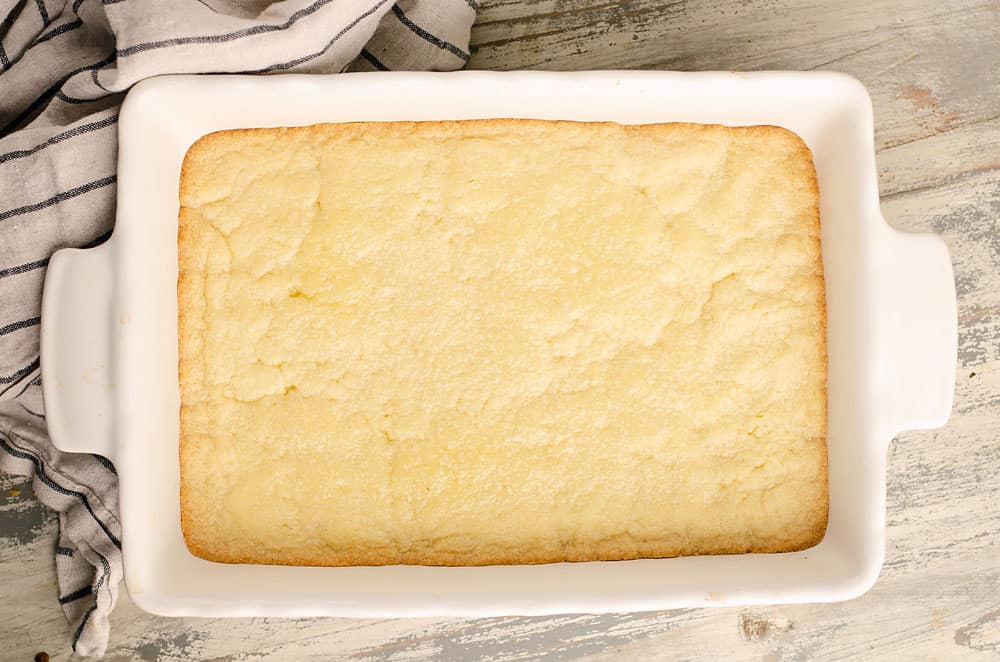 Sugar Cookie Crust in 9x13 pan