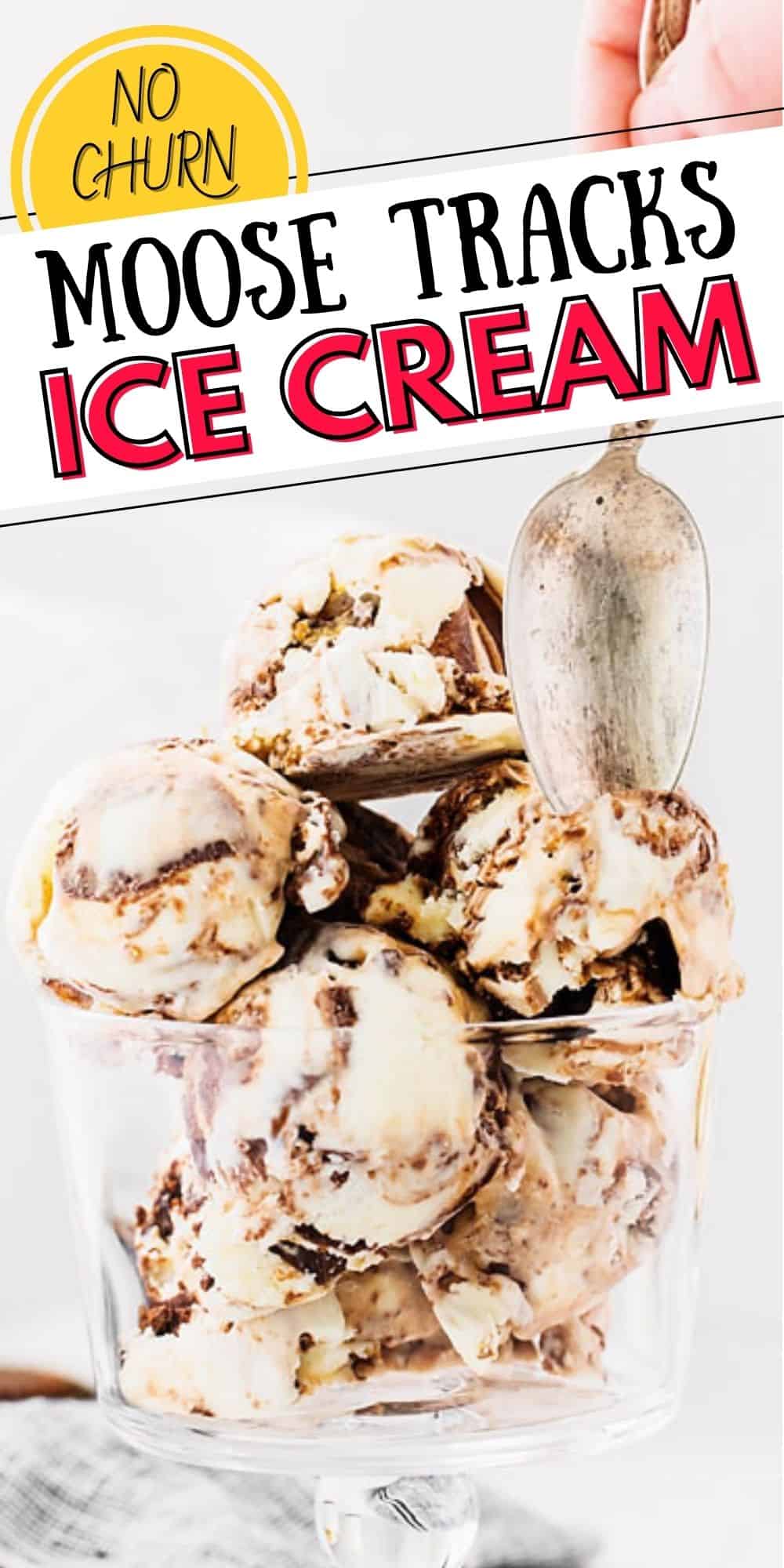 Moose Tracks No Churn Ice Cream Homemade Ice Cream Recipes