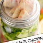 Greek Chicken Salad In Mason Jars (Meal Prep) – Melanie Cooks