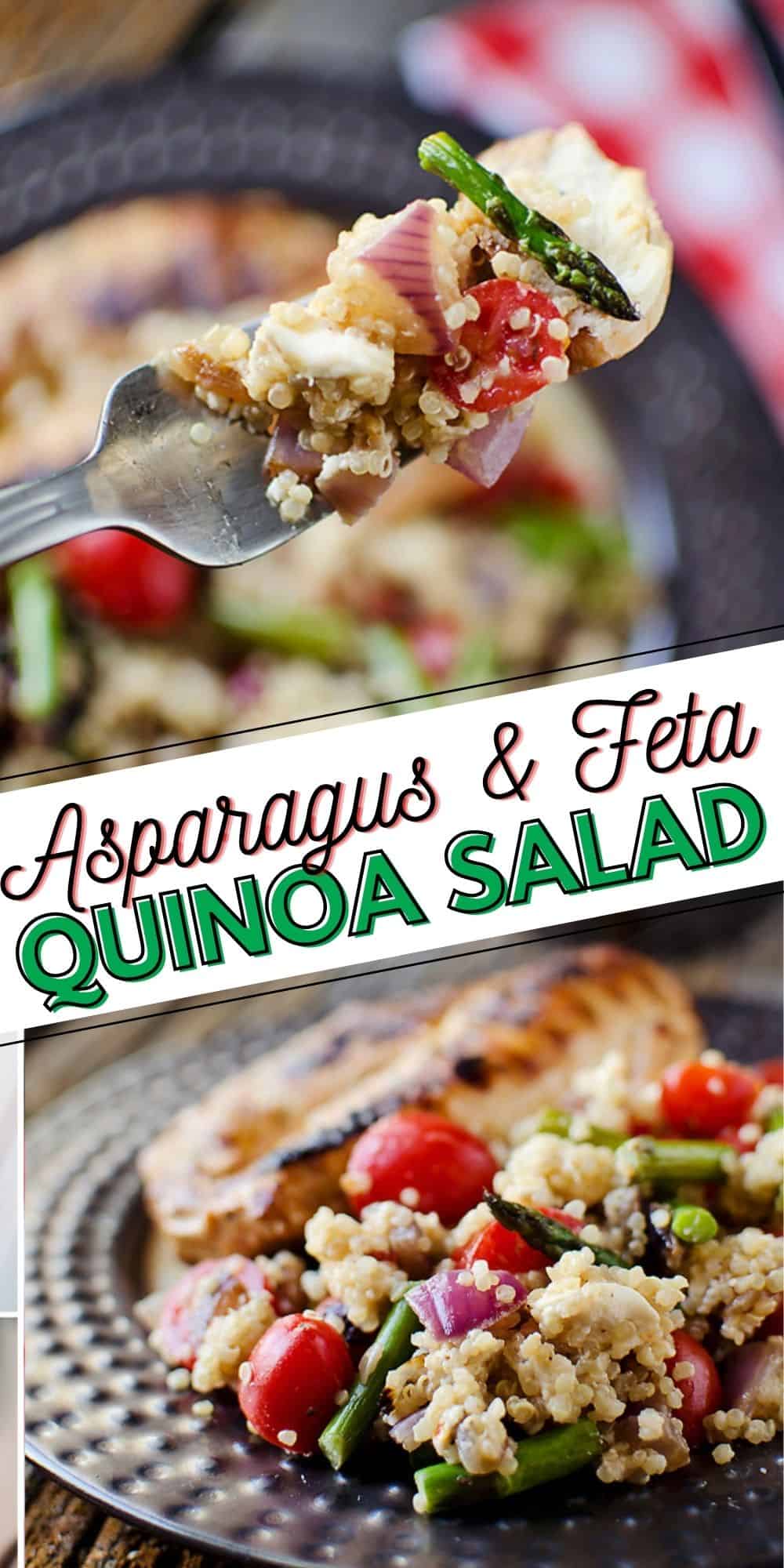 Asparagus & Feta Quinoa Salad