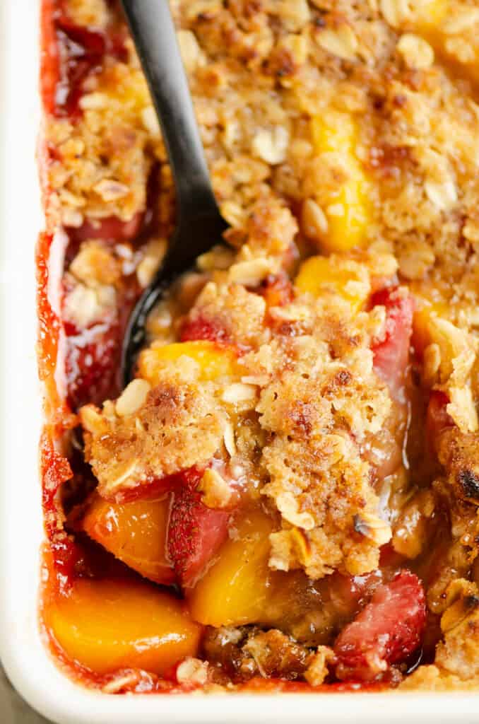 Strawberry Peach Crisp