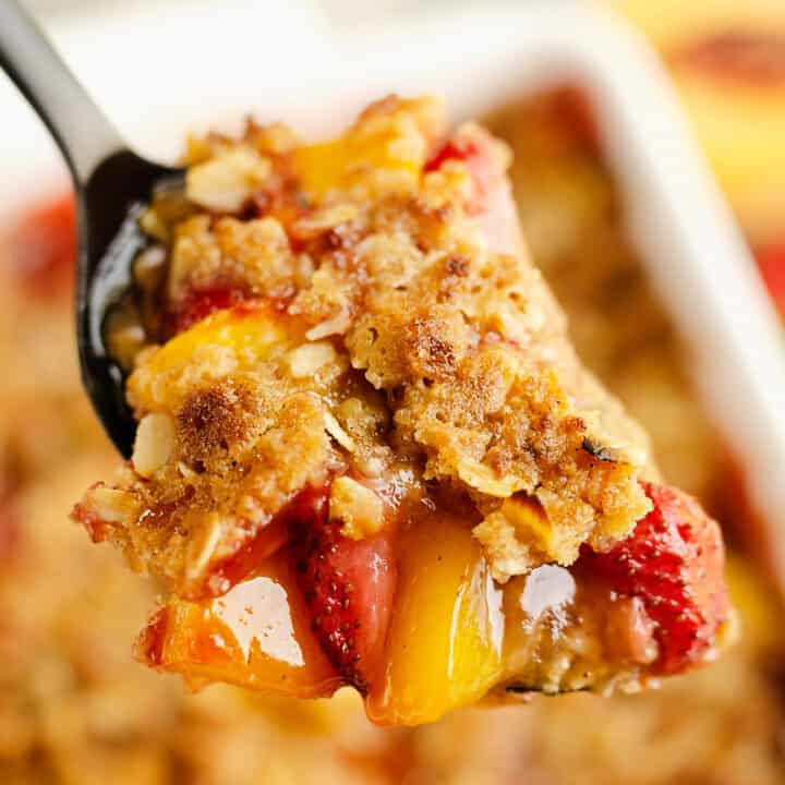 Strawberry Peach Crisp