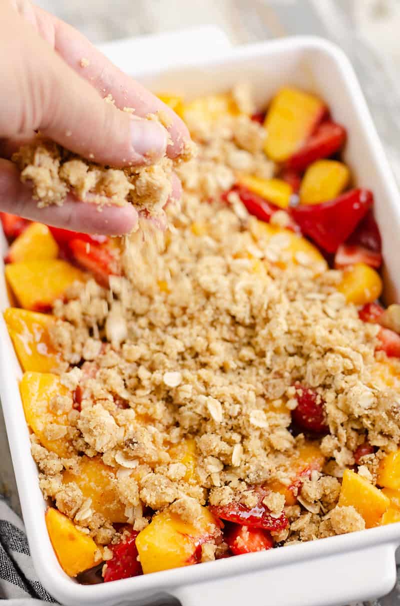 Strawberry Peach Crisp