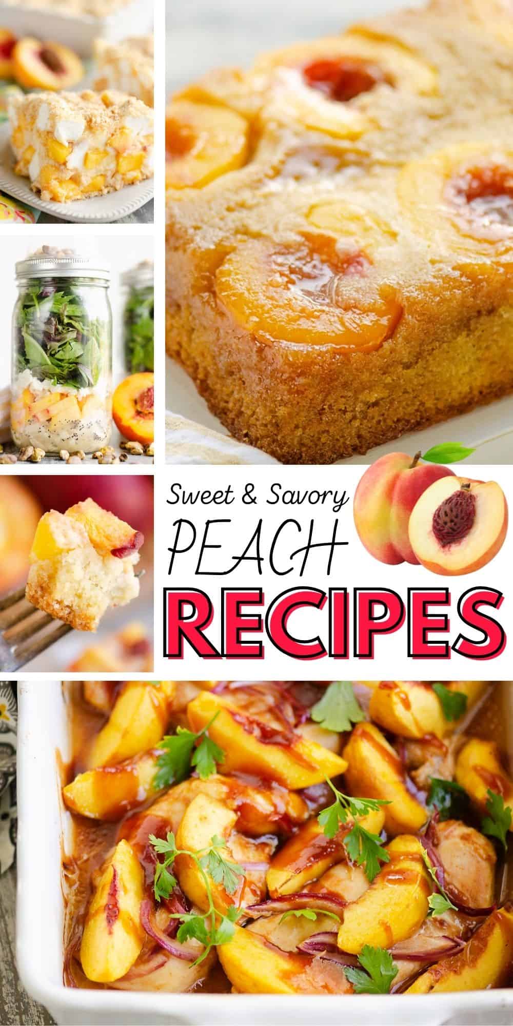 35+ Sweet & Savory Peach Recipes