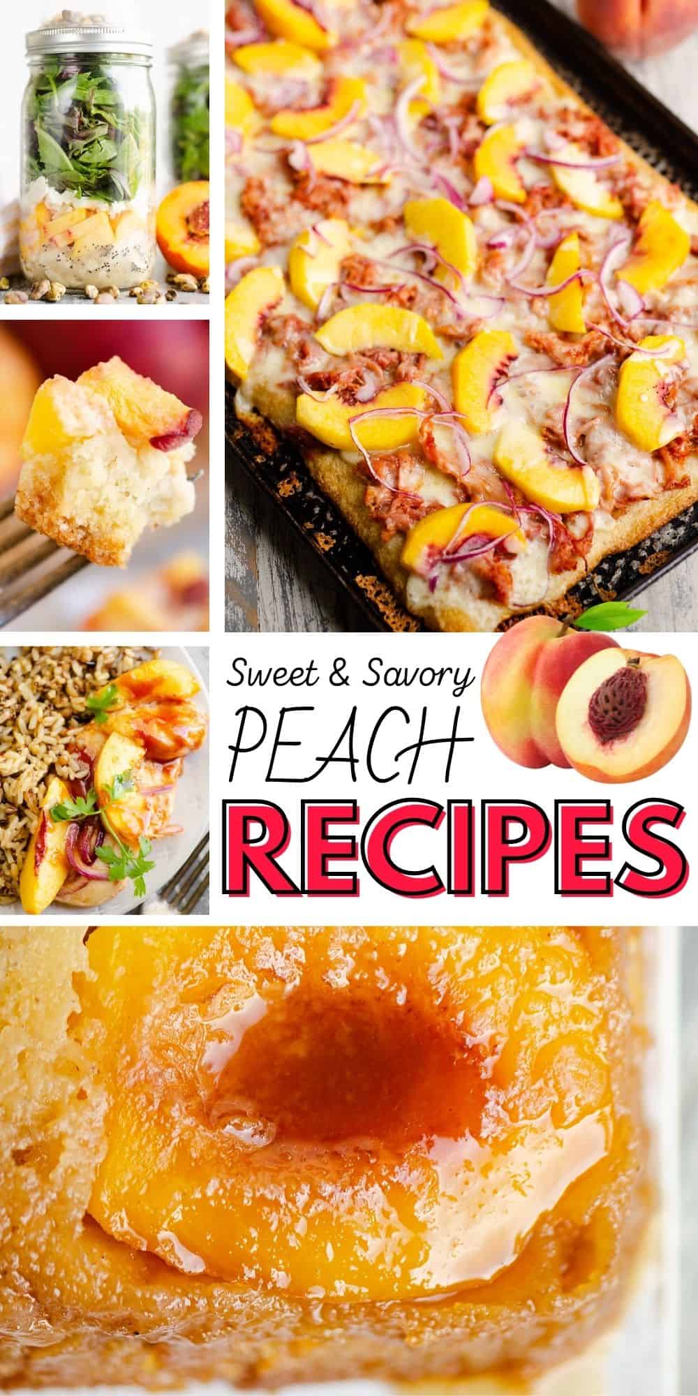 35+ Sweet & Savory Peach Recipes