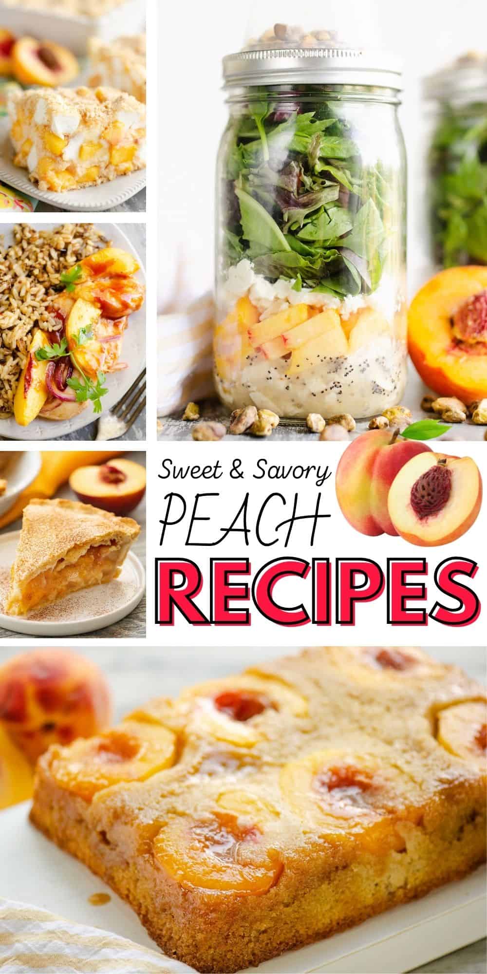 35+ Sweet & Savory Peach Recipes