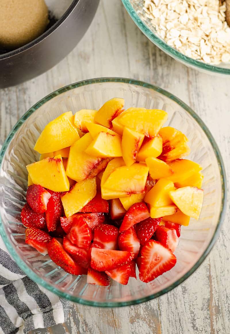 Strawberry Peach Crisp