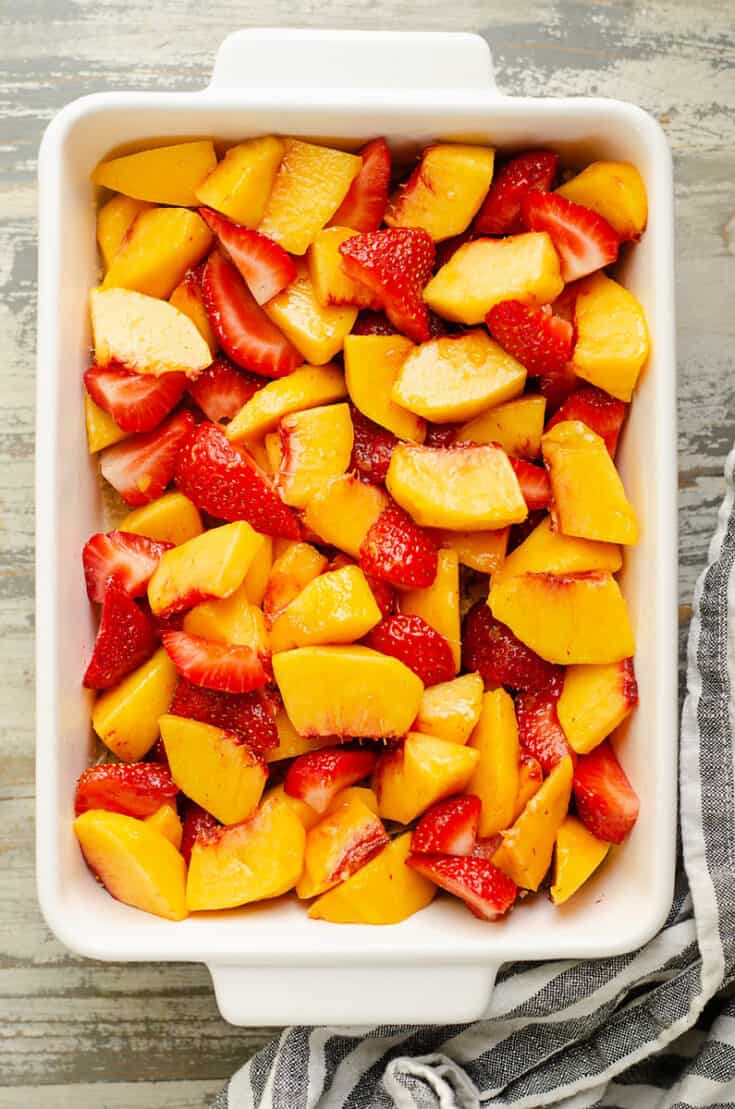 Strawberry Peach Crisp