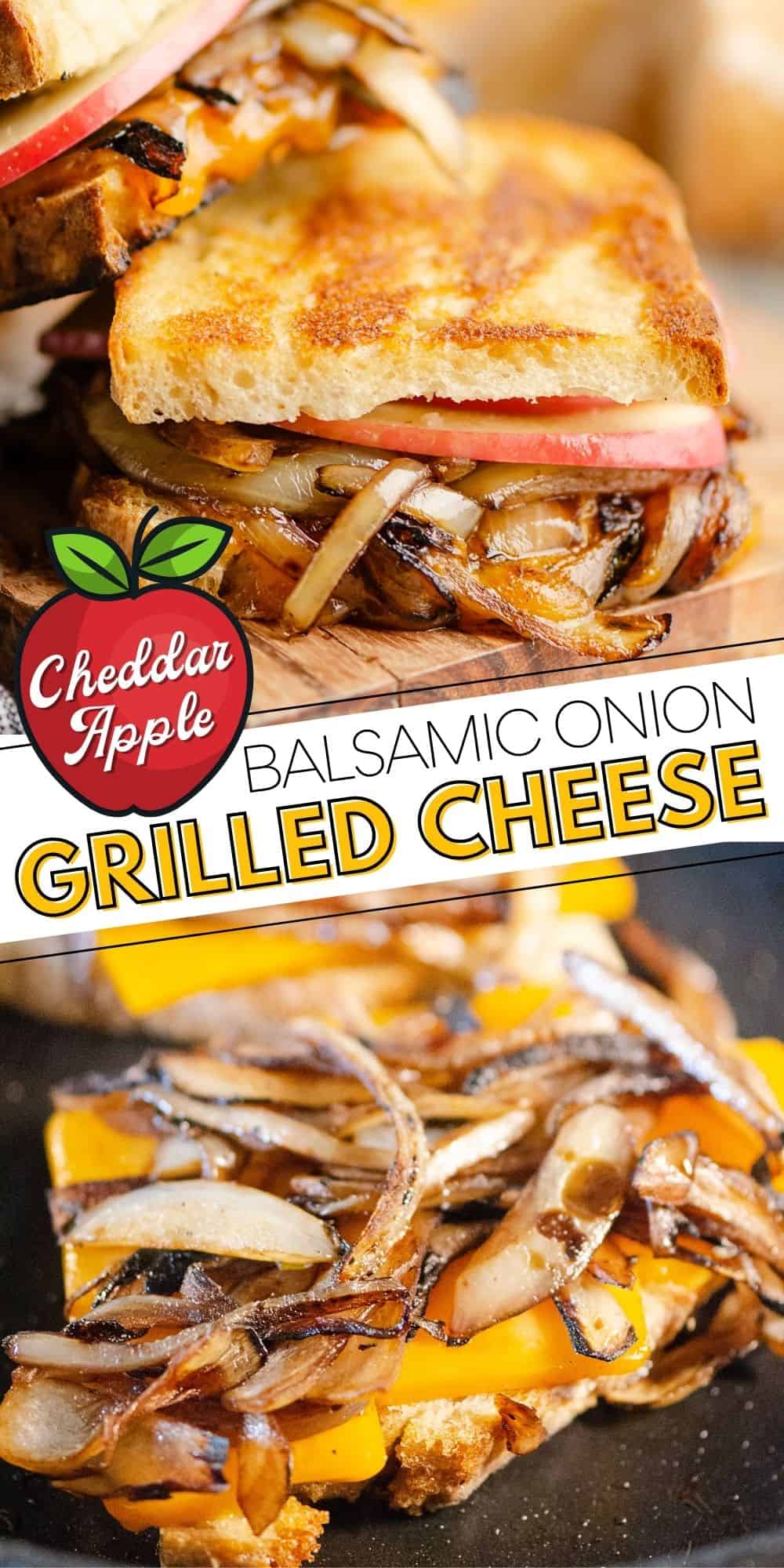 Apple Balsamic Onion Grilled Cheese