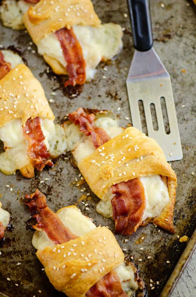 turkey bacon swiss crescent roll