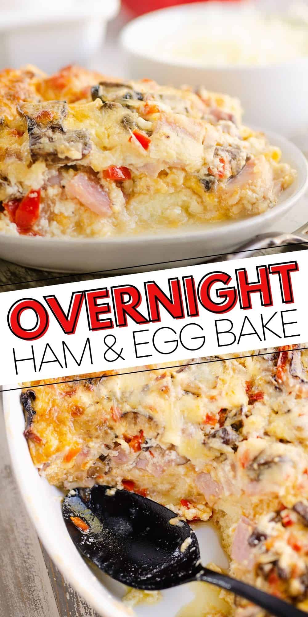 Overnight Ham & Vegetable Egg Casserole