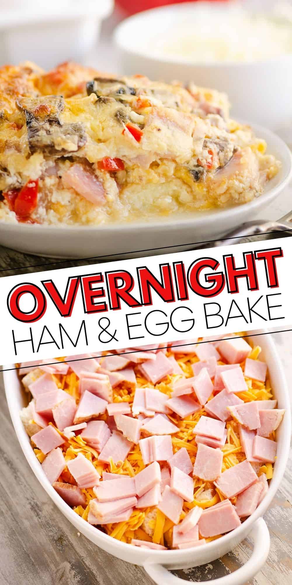 Overnight Ham & Vegetable Egg Casserole