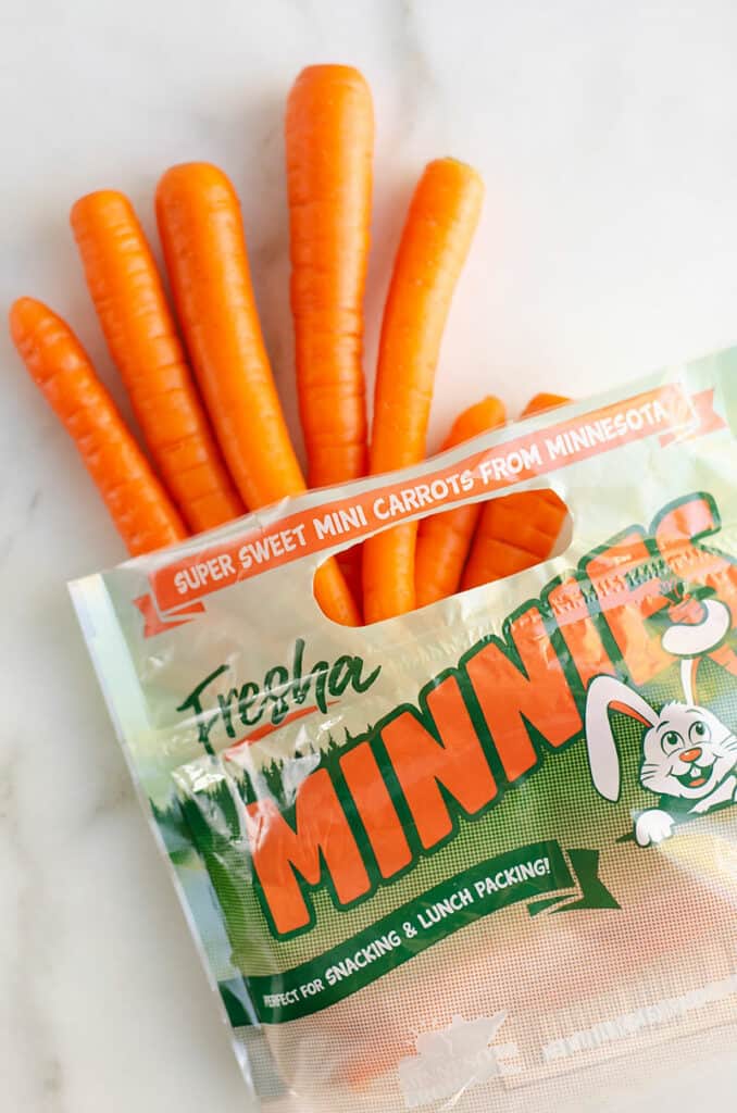 minnie carrots in bag