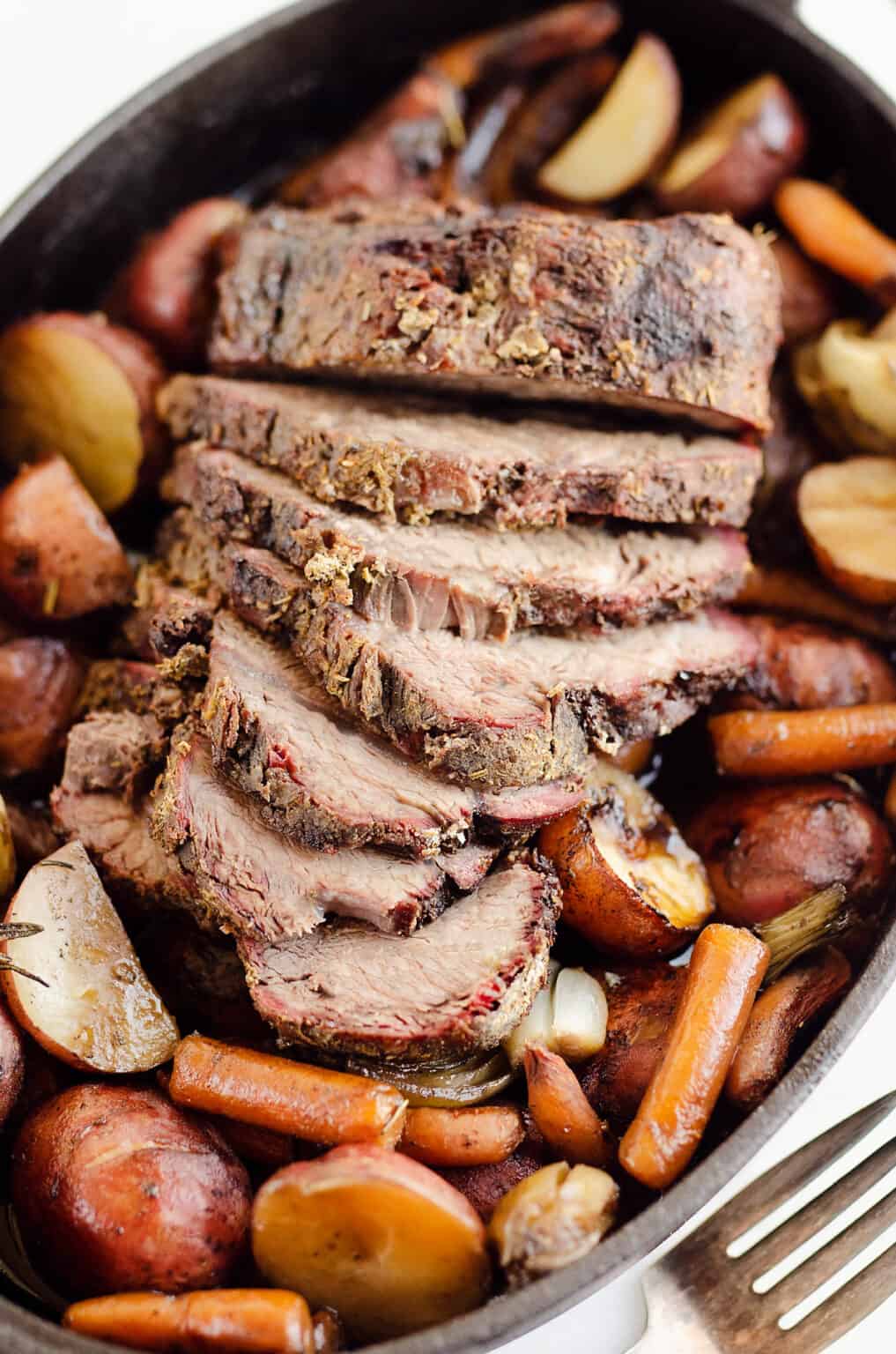 Traeger Smoked Pot Roast & Vegetables