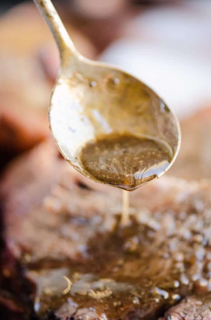 red wine reduction pour over pot roast