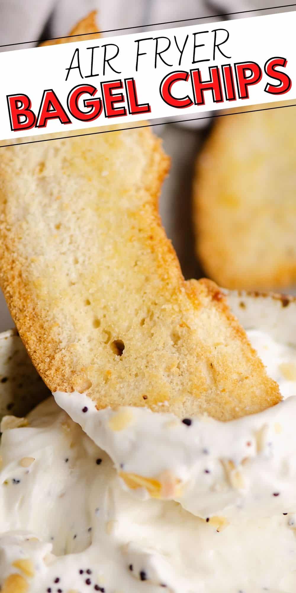 Air Fryer Bagel Chips