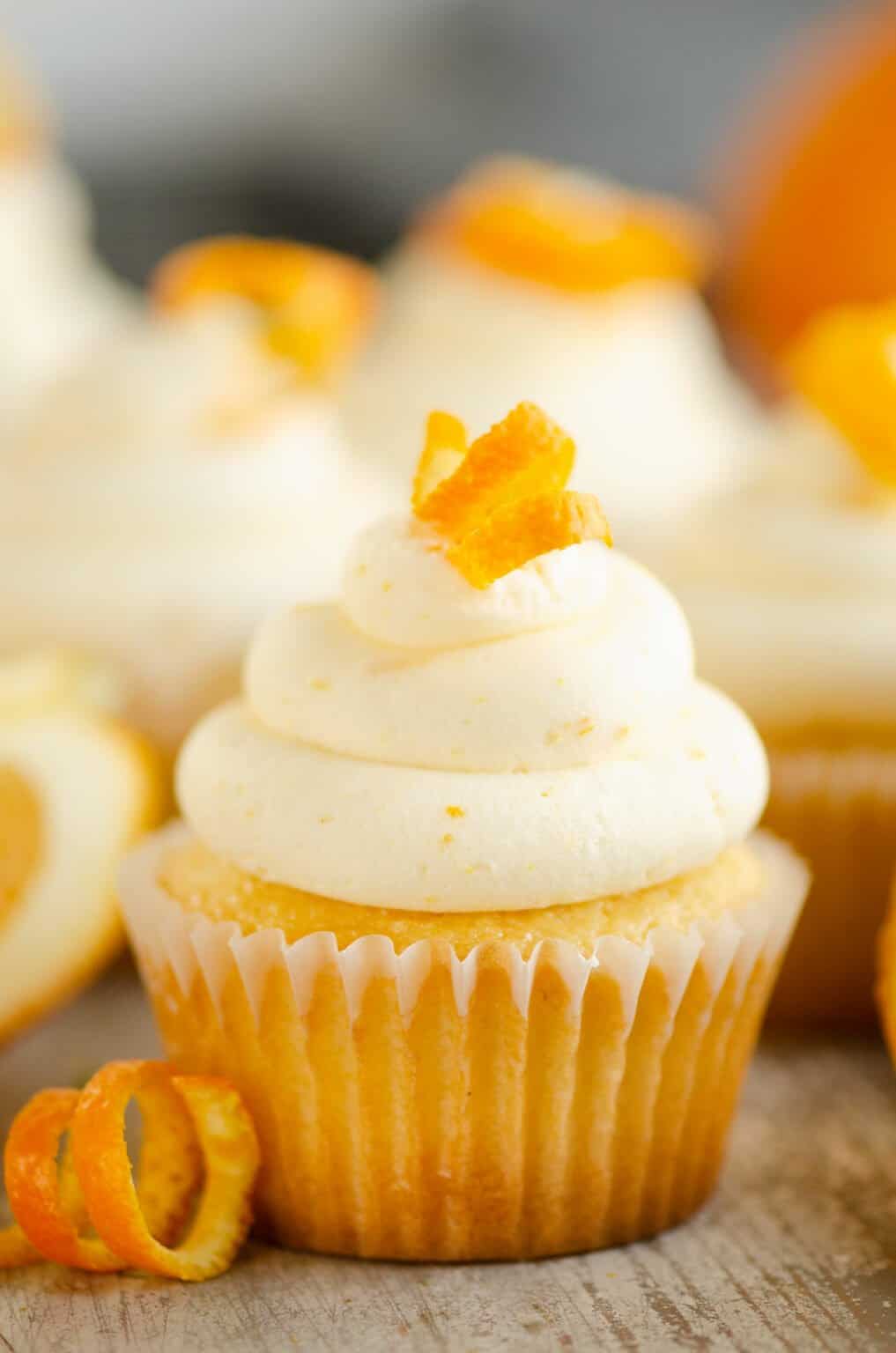 Orange Creamsicle Cupcakes