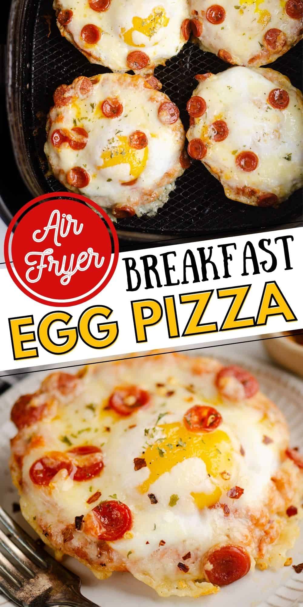 Air Fryer English Muffin Breakfast Pizzas