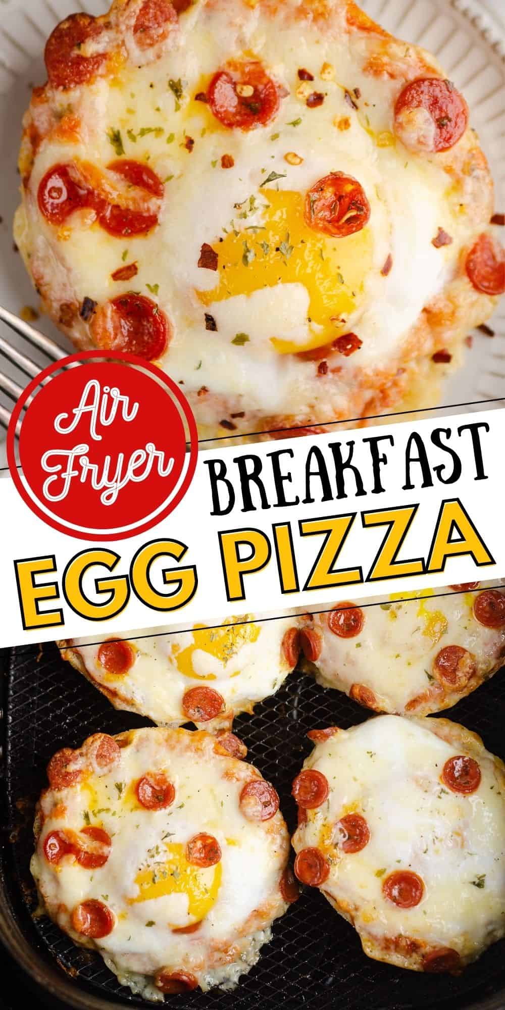 Air Fryer English Muffin Breakfast Pizzas