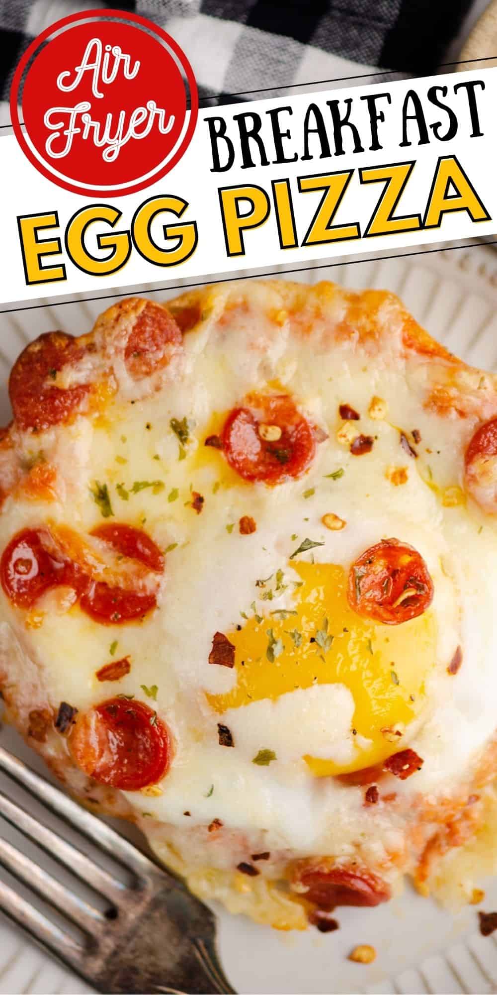 Air Fryer English Muffin Breakfast Pizzas
