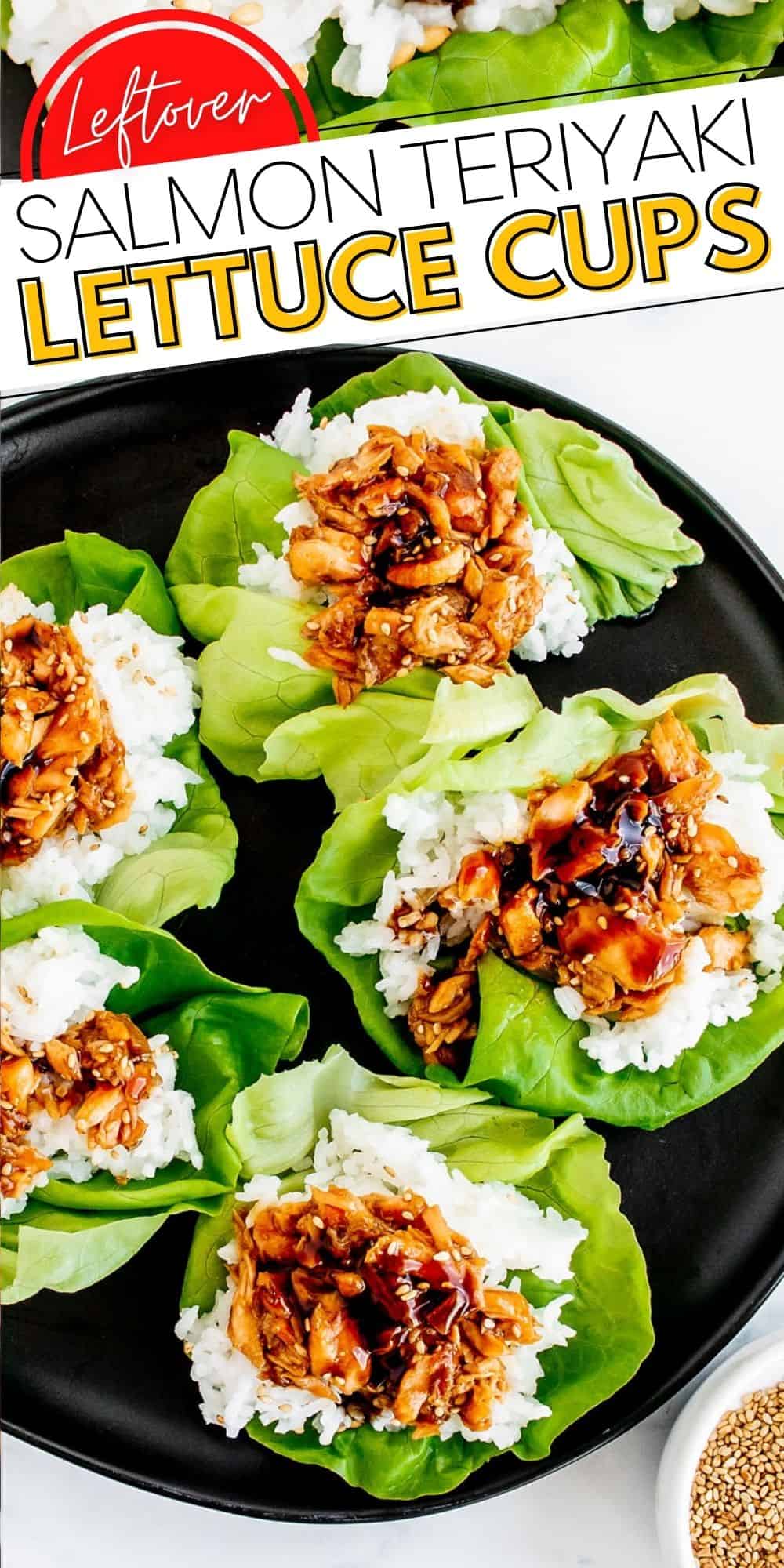 Leftover Salmon Lettuce Cups