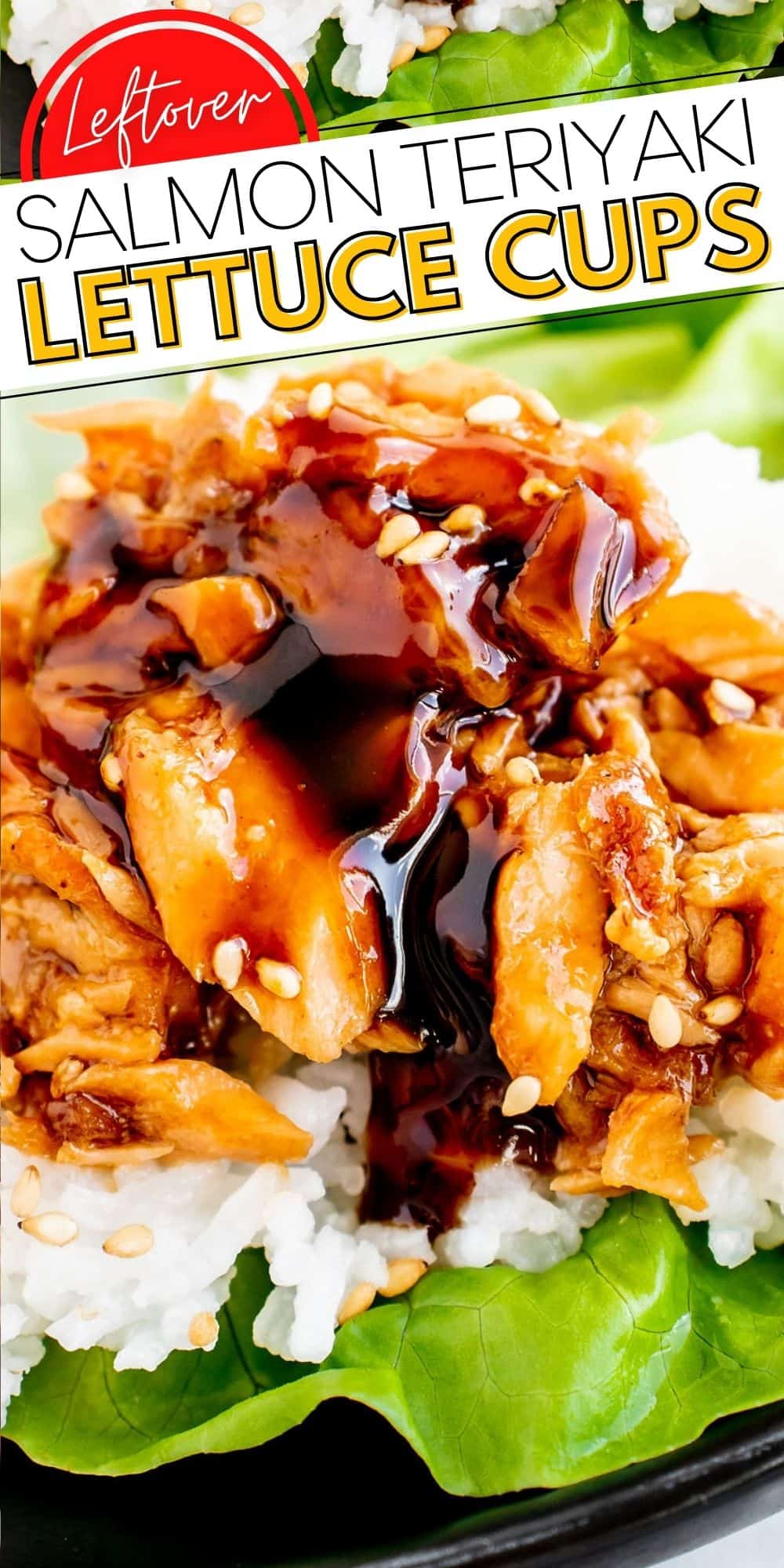 Leftover Salmon Lettuce Cups