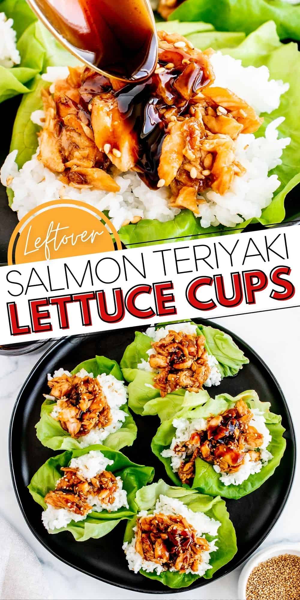 Leftover Salmon Lettuce Cups
