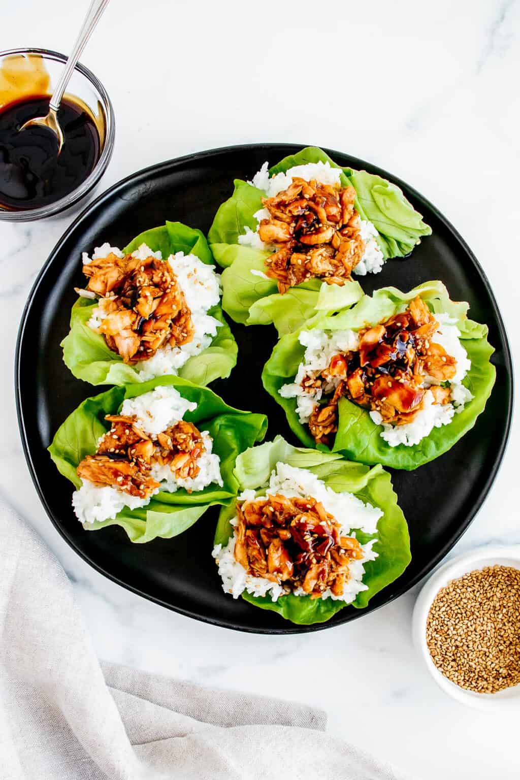 Leftover Salmon Lettuce Cups