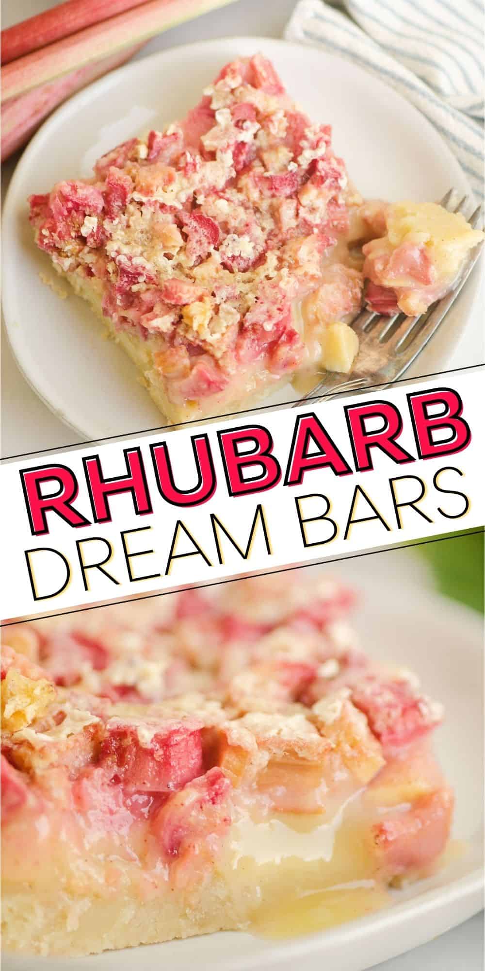 Rhubarb Dream Bars