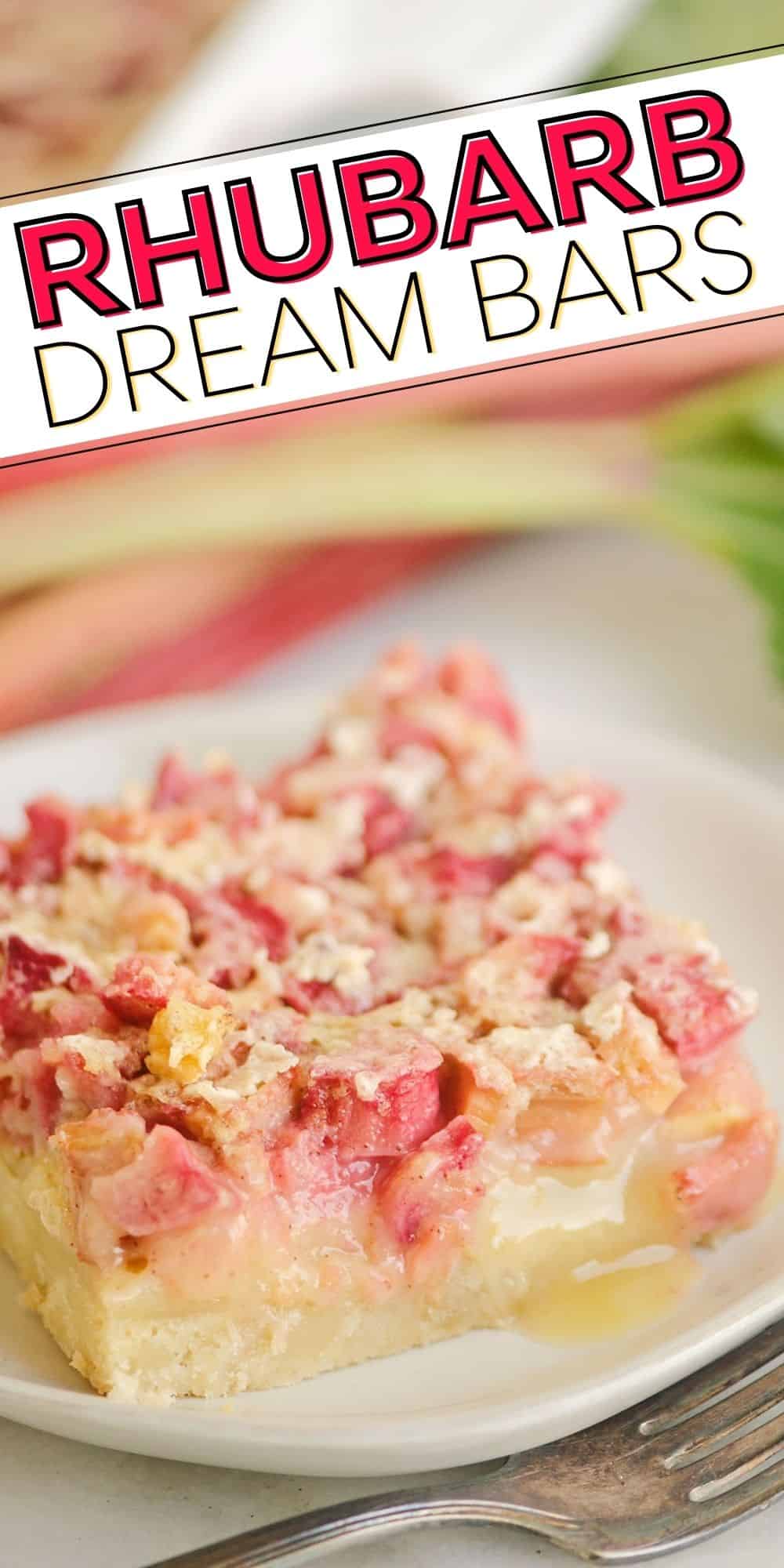 Rhubarb Dream Bars