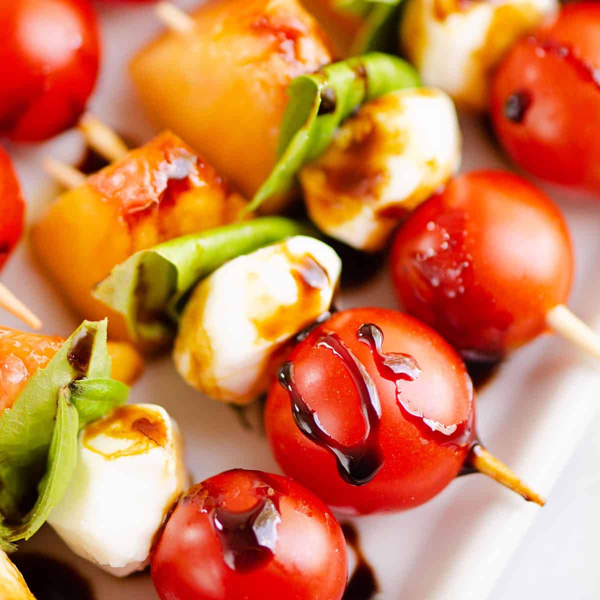 Peach Caprese Skewers peach-caprese-skewers