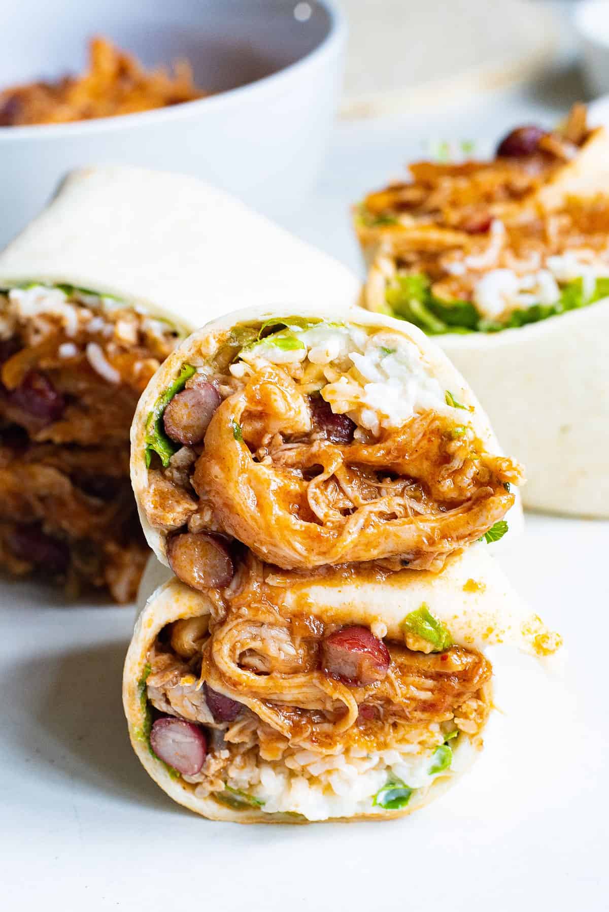Leftover Pork Burrito