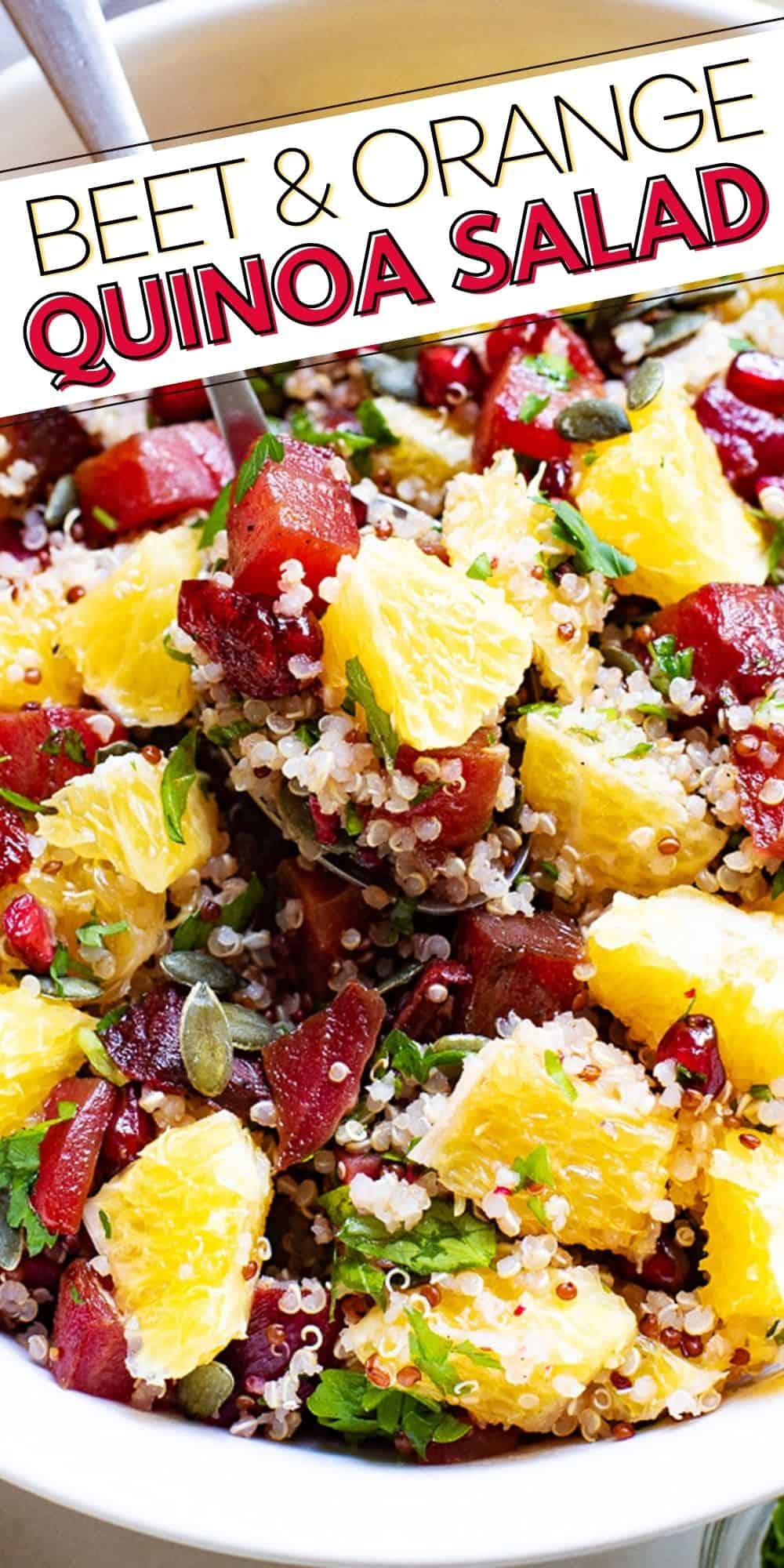 Quinoa Beet & Orange Salad