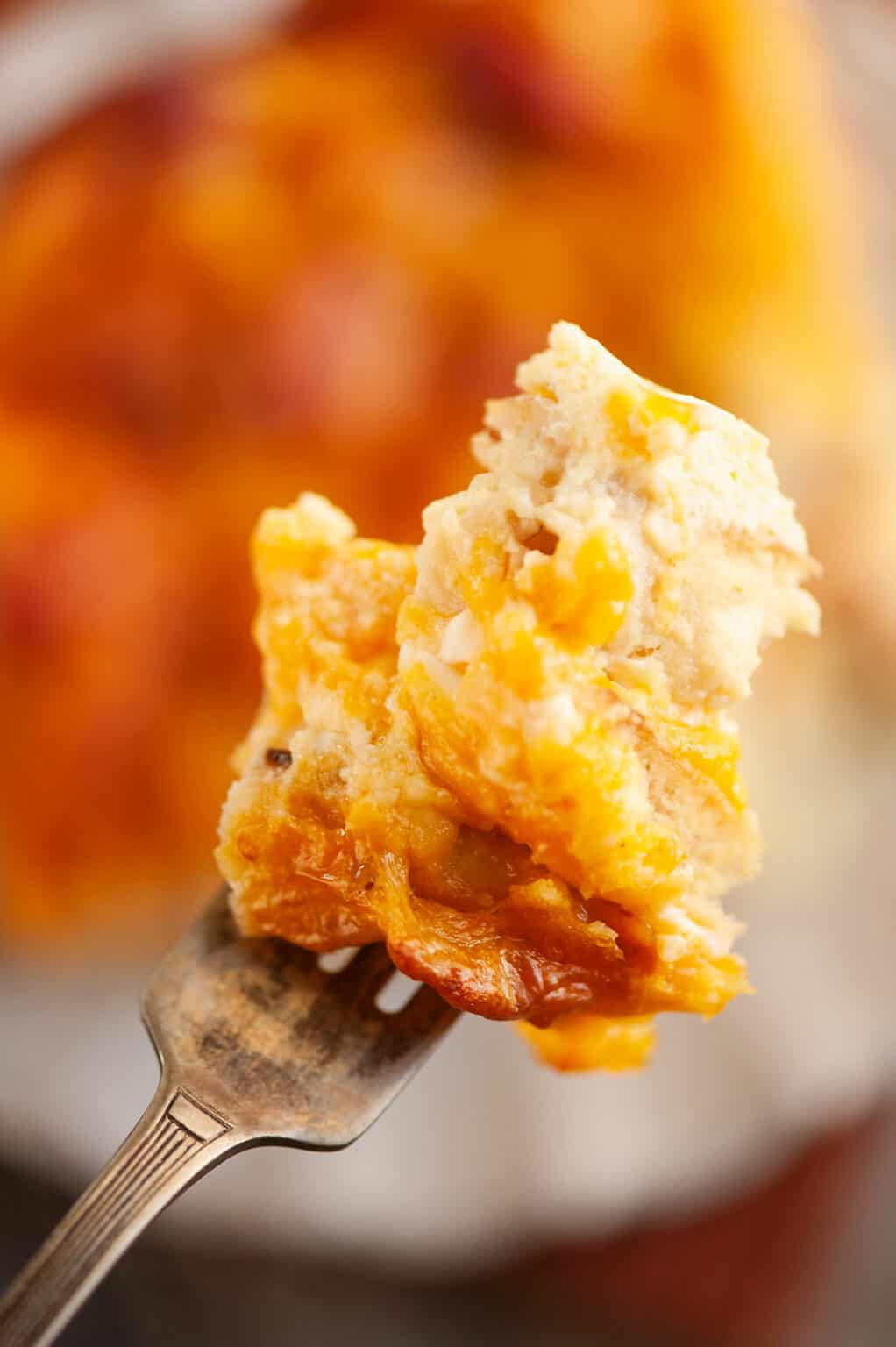 Overnight English Muffin Breakfast Casserole