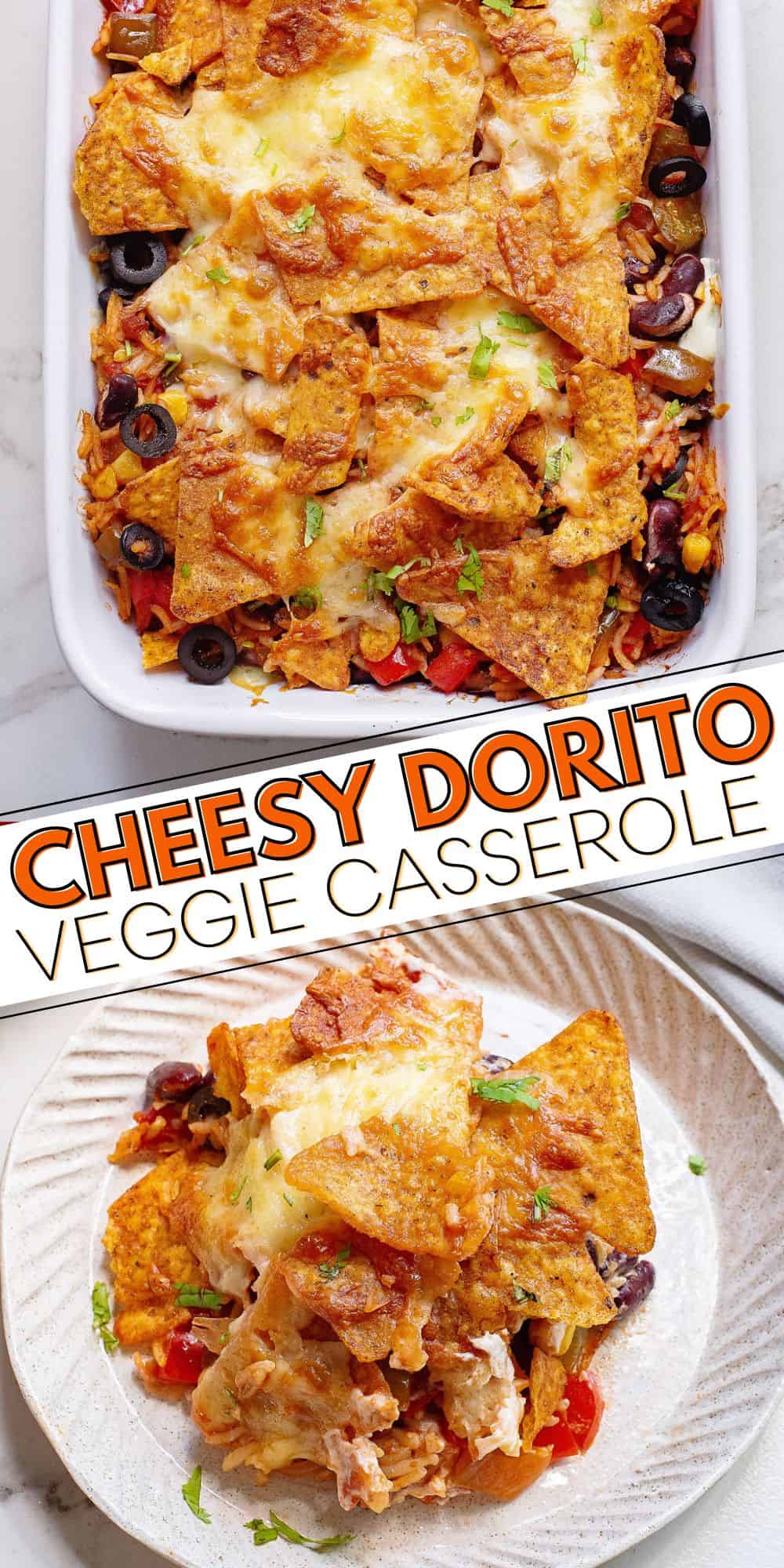 Cheesy Dorito Veggie Casserole