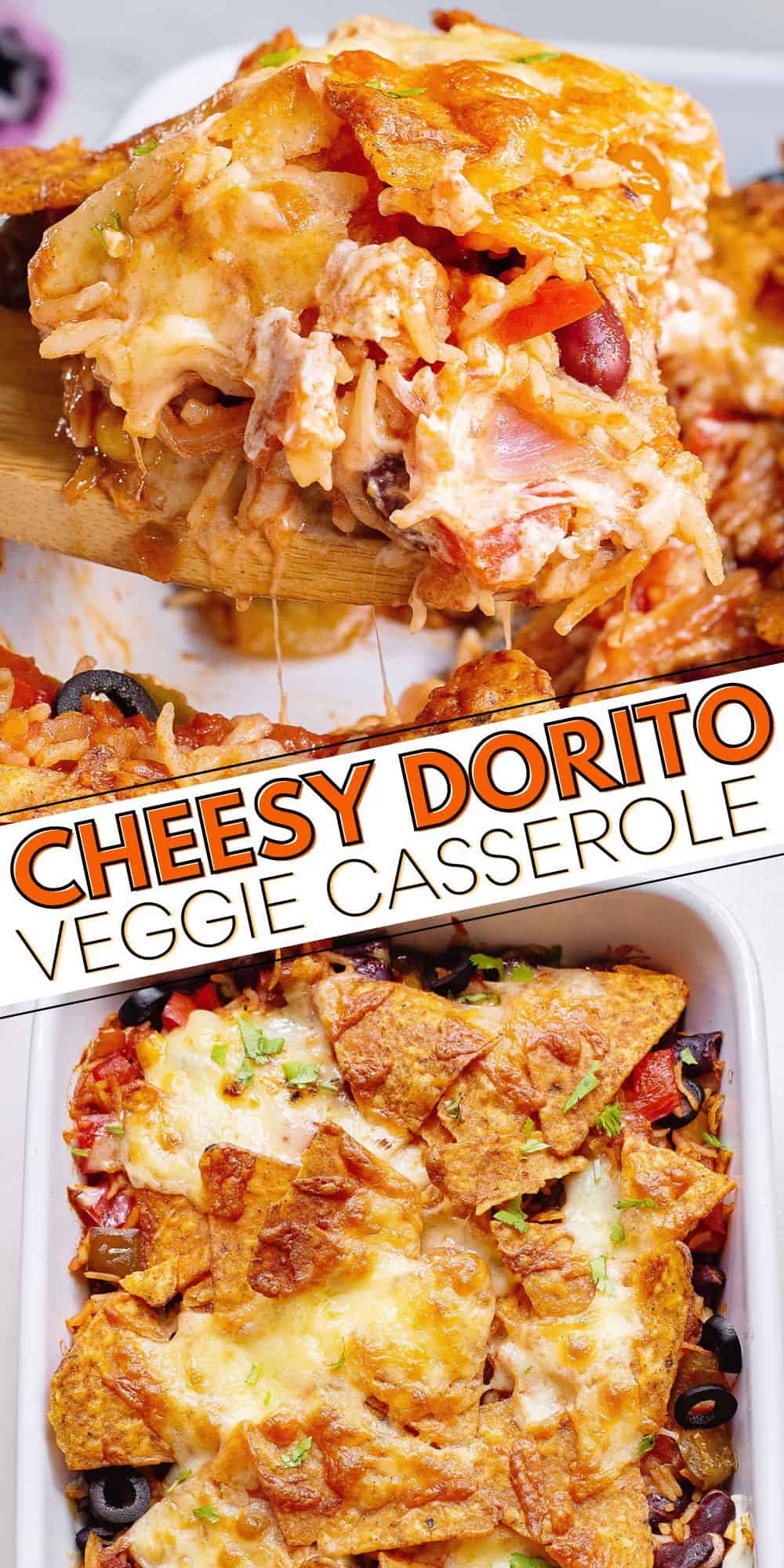 Cheesy Dorito Veggie Casserole